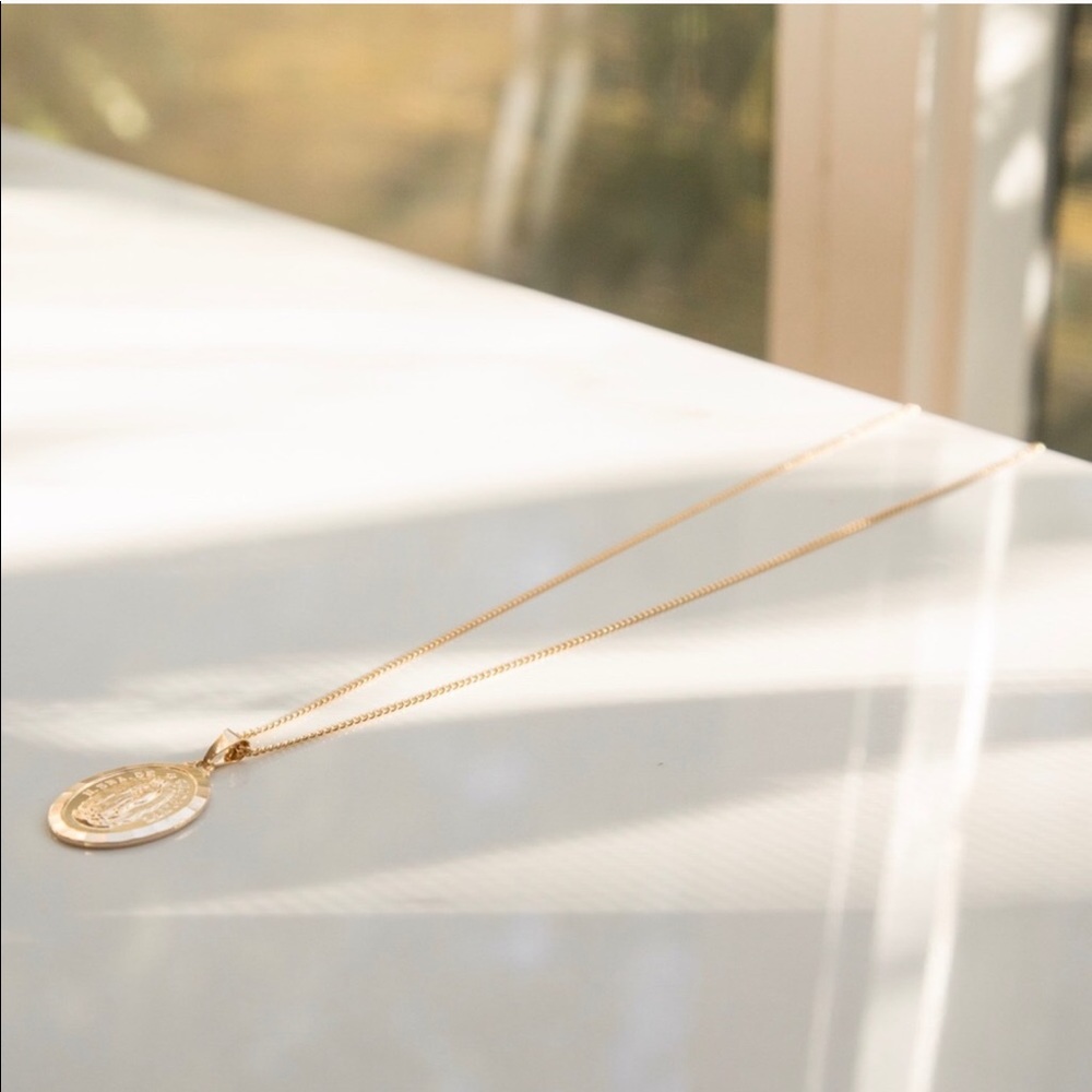 Virgin Mary Necklace | 18k Gold Filled - Picture 4 of 8